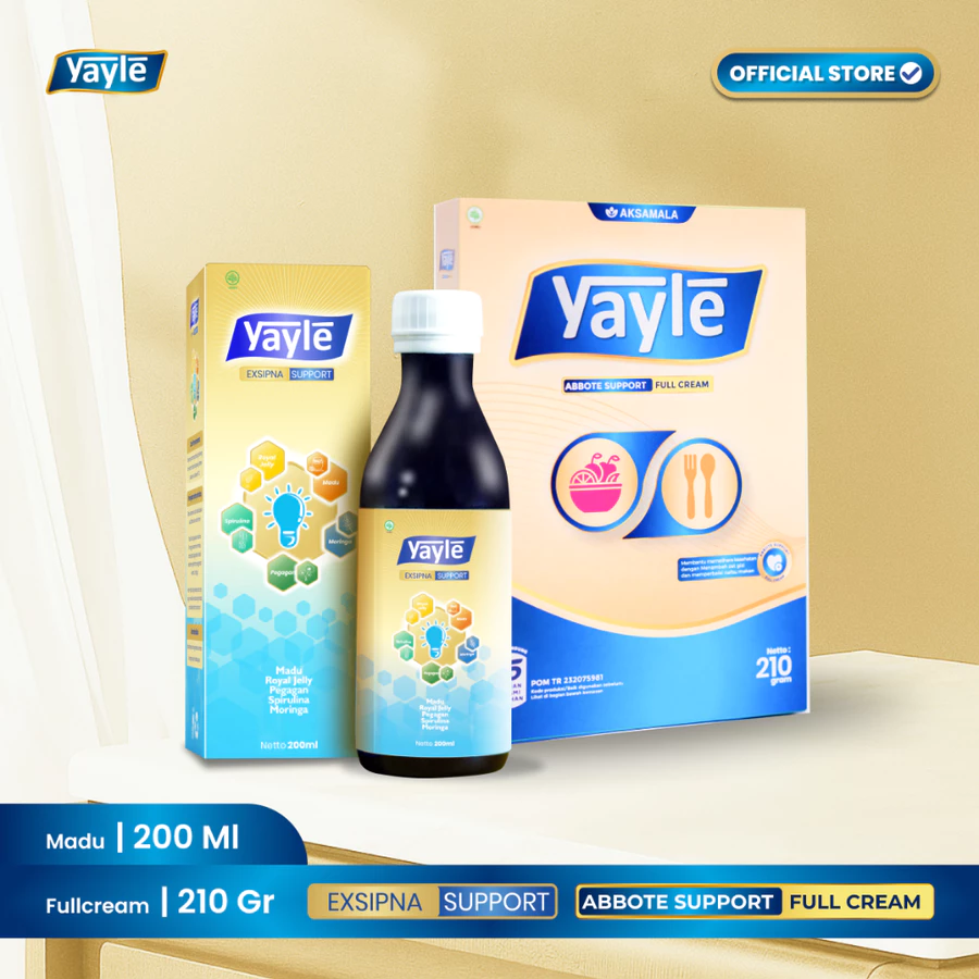 [PAKET ANAK PINTAR] Yayle Abbote Susu Full Cream & Yayle Exsipna