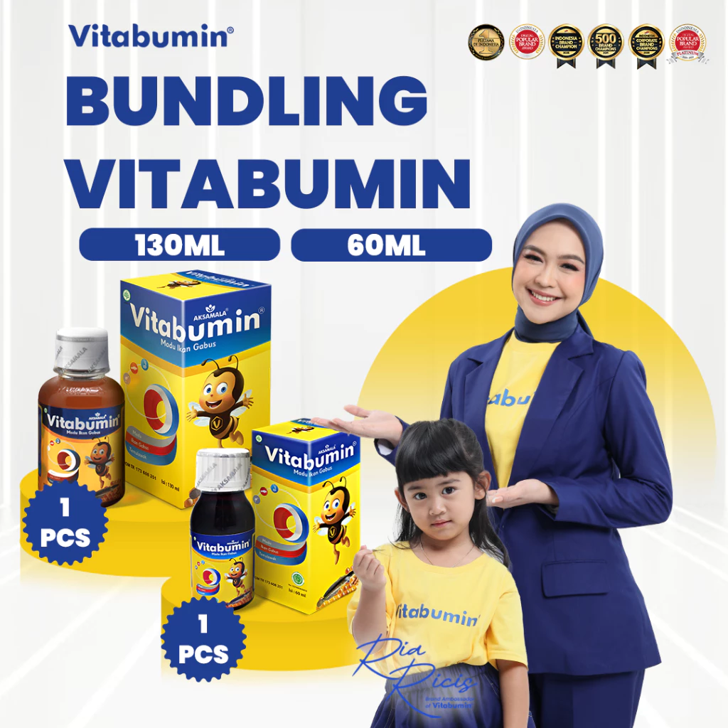Vitabumin Madu 130ml & 60ml