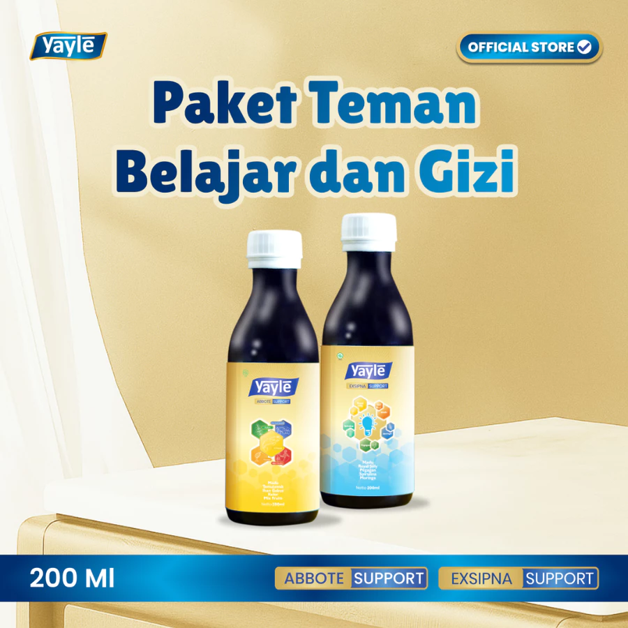 [Paket Teman Belajar & Gizi] Yayle Exsipna & Abbote 200ml