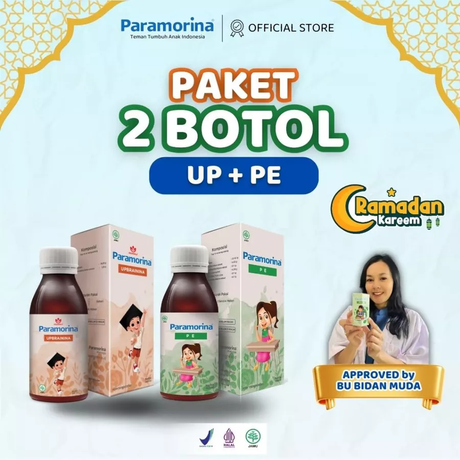 Paramorina - Paket 2 Botol Upbrainina dan Pickyeater - 100ML