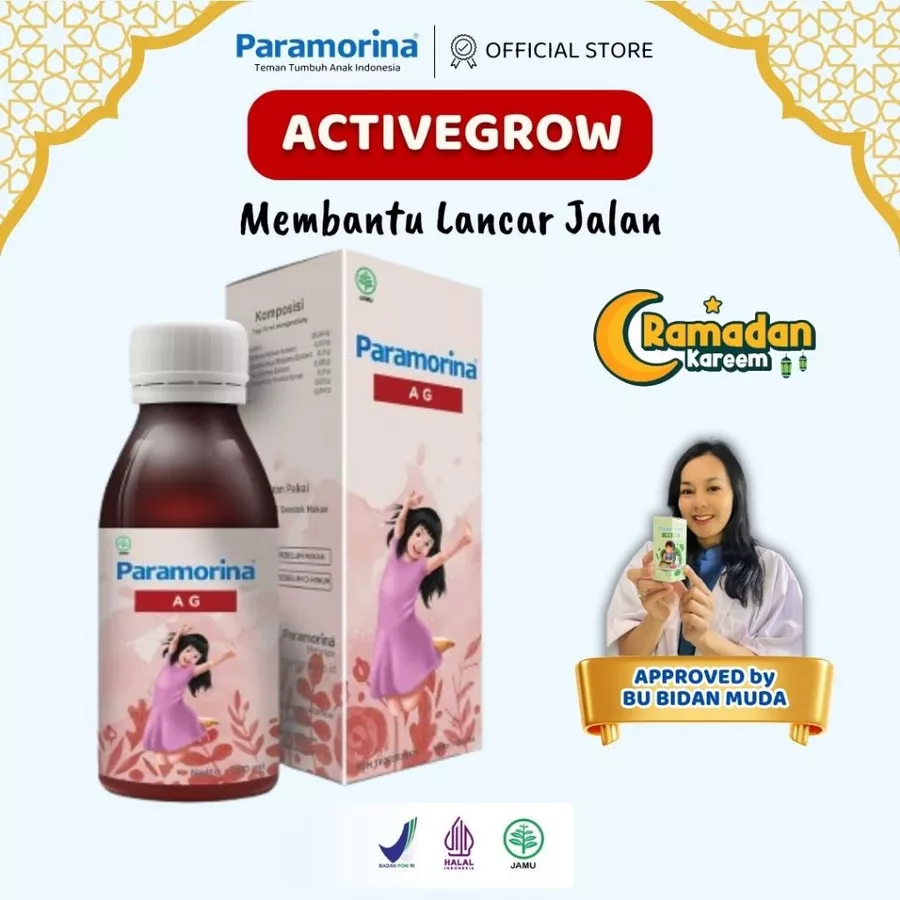 Madu Paramorina Activegrow - Membantu Lancar Jalan dan Memperkuat Tulang - 100ML - Paramorina OS