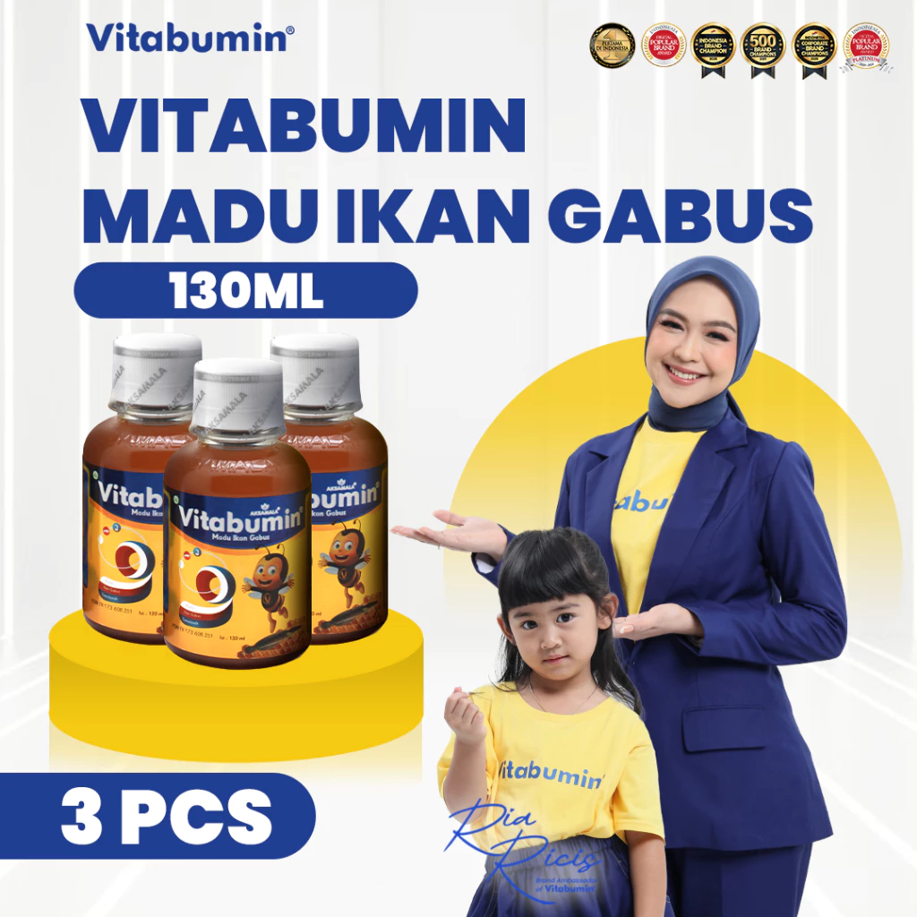 Vitabumin Madu 130ml - 3 Pcs